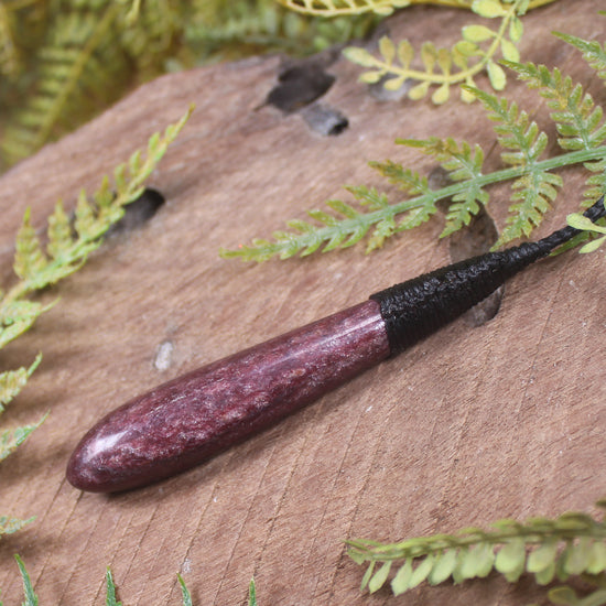 Roimata or Teardrop carved from Aroha Stone