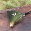 NZ Greenstone Shepards Dog Whistle Flower Jade Pounamu