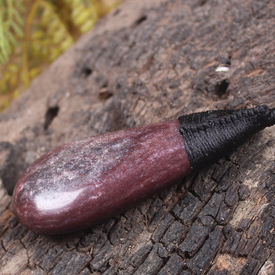 Roimata or Teardrop carved from Aroha Stone