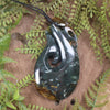 Manaia pendant carved from Rimu Pounamu - NZ Greenstone