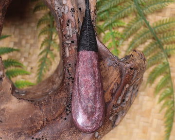 Roimata or Teardrop carved from Aroha Stone