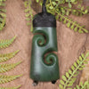 Kawakawa Pounamu Toki with Koru
