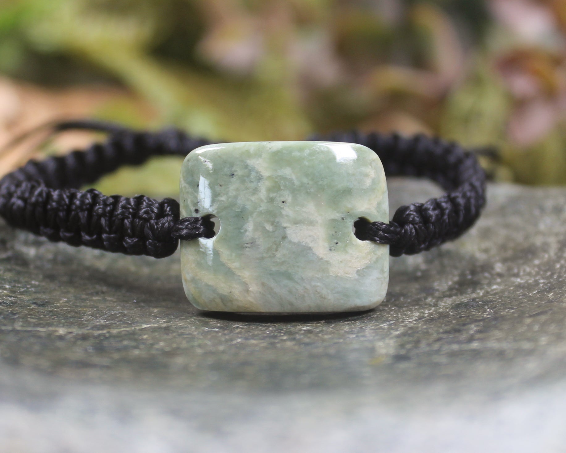 Adjustable Hapopo Pounamu Bracelet - New Zealand Greenstone