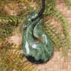 Manaia carved from Hapopo Pounamu - NZ Greenstone
