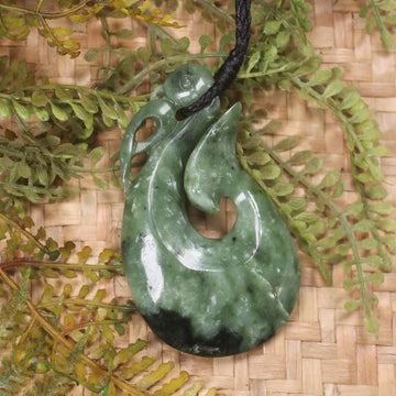 Manaia carved from Hapopo Pounamu - NZ Greenstone