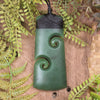 Kawakawa Pounamu Toki with Koru