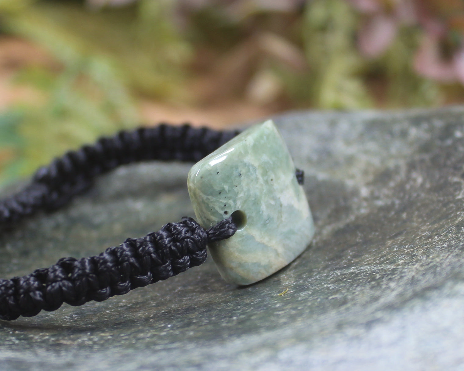 Adjustable Hapopo Pounamu Bracelet - New Zealand Greenstone