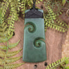Kawakawa Pounamu Toki with Koru
