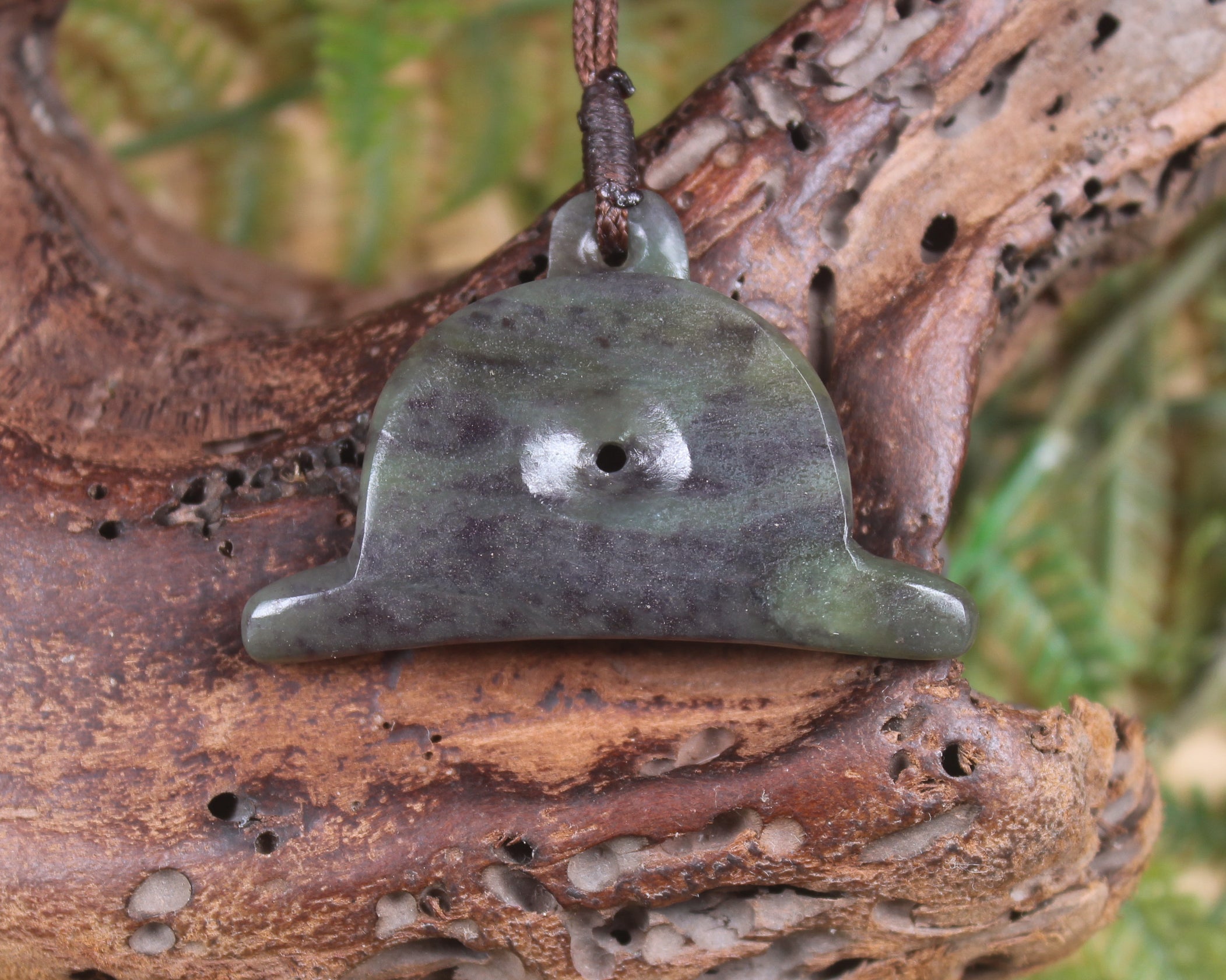 NZ Greenstone Shepards Dog Whistle Hapopo Pounamu