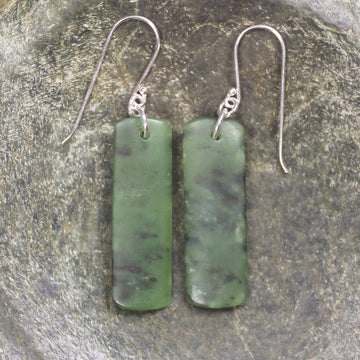 Hapopo Pounamu Earrings