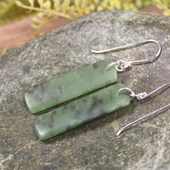 Hapopo Pounamu Earrings