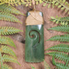 Hapopo Pounamu Toki with Koru