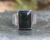 Sterling Silver Kawakawa Pounamu Ring - NZ Greenstone