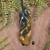 Manaia pendant carved from Totoweka Pounamu - NZ Greenstone