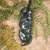 Manaia pendant carved from Rimu Pounamu - NZ Greenstone