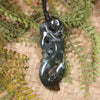 Manaia pendant carved from Rimu Pounamu - NZ Greenstone