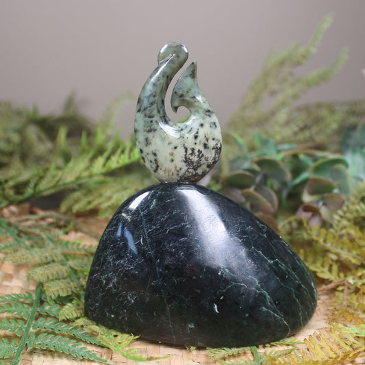 Matau Sculpture carved from Pounamu