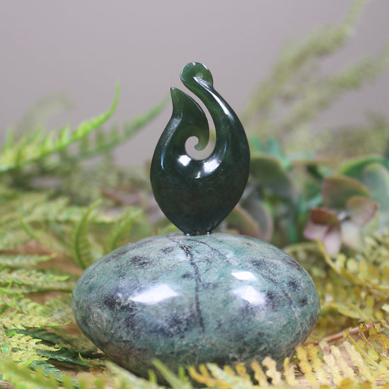 Matau Sculpture carved from Pounamu