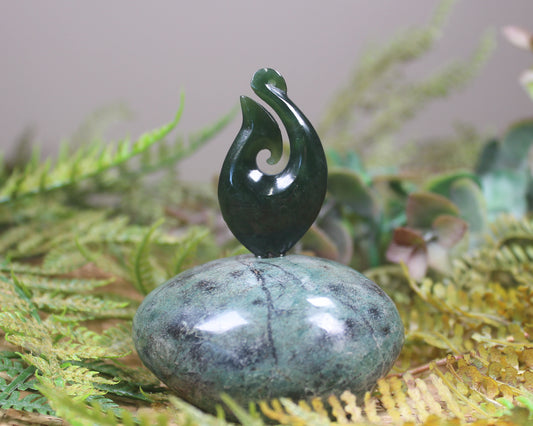 Matau Sculpture carved from Pounamu