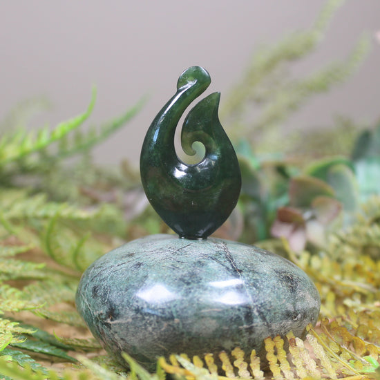 Matau Sculpture carved from Pounamu