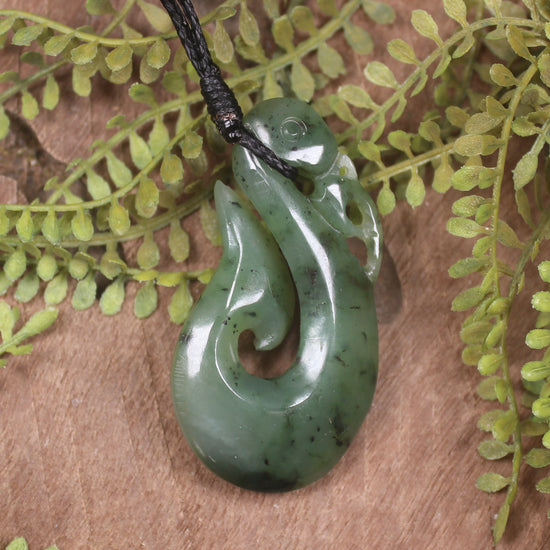 Manaia carved from Hapopo Pounamu - NZ Greenstone