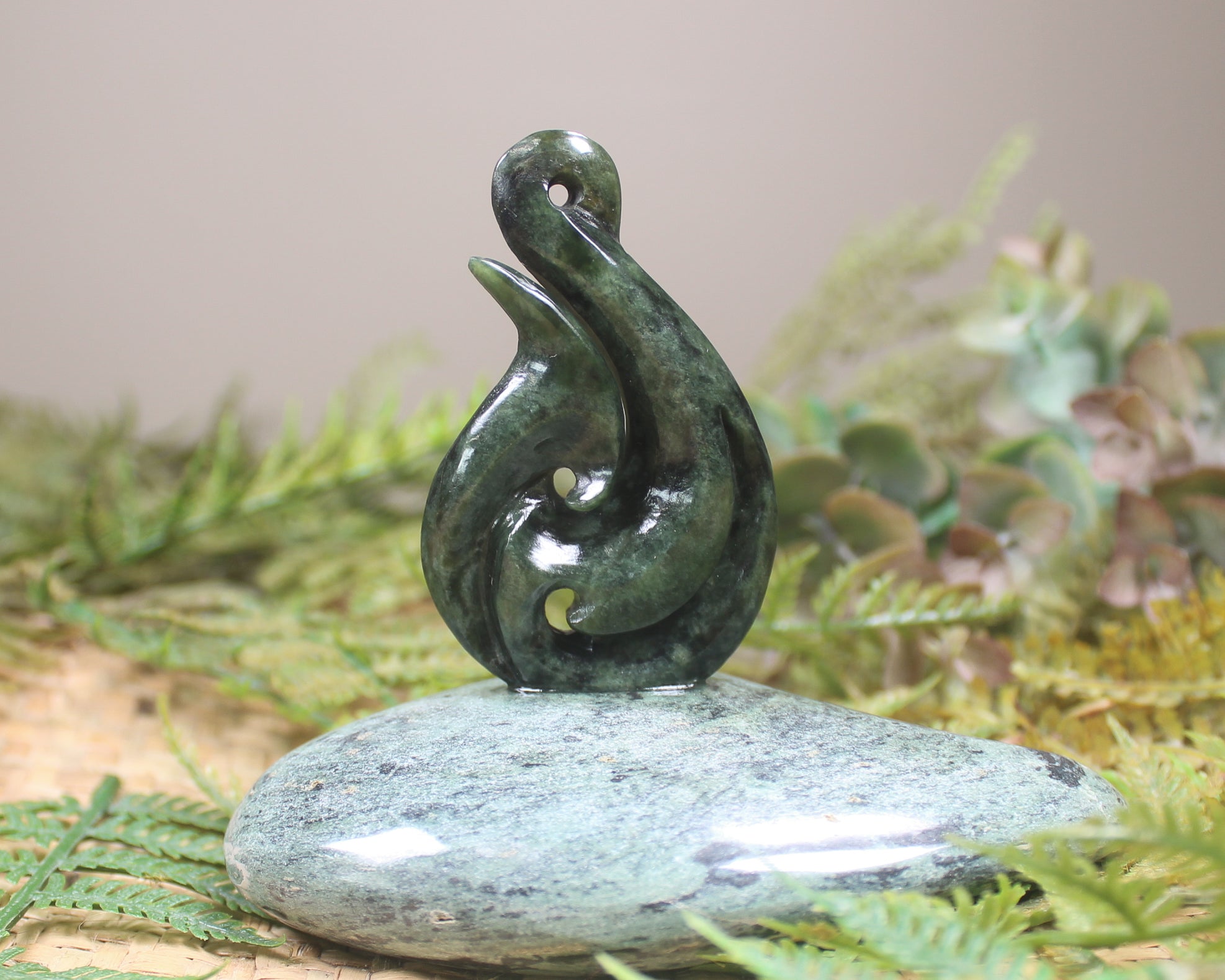 Matau Sculpture carved from Pounamu