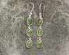 NZ Greenstone Linked Drop Earrings (BM455) Hapopo Pounamu