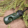 Kawakawa Pounamu Toki with Koru