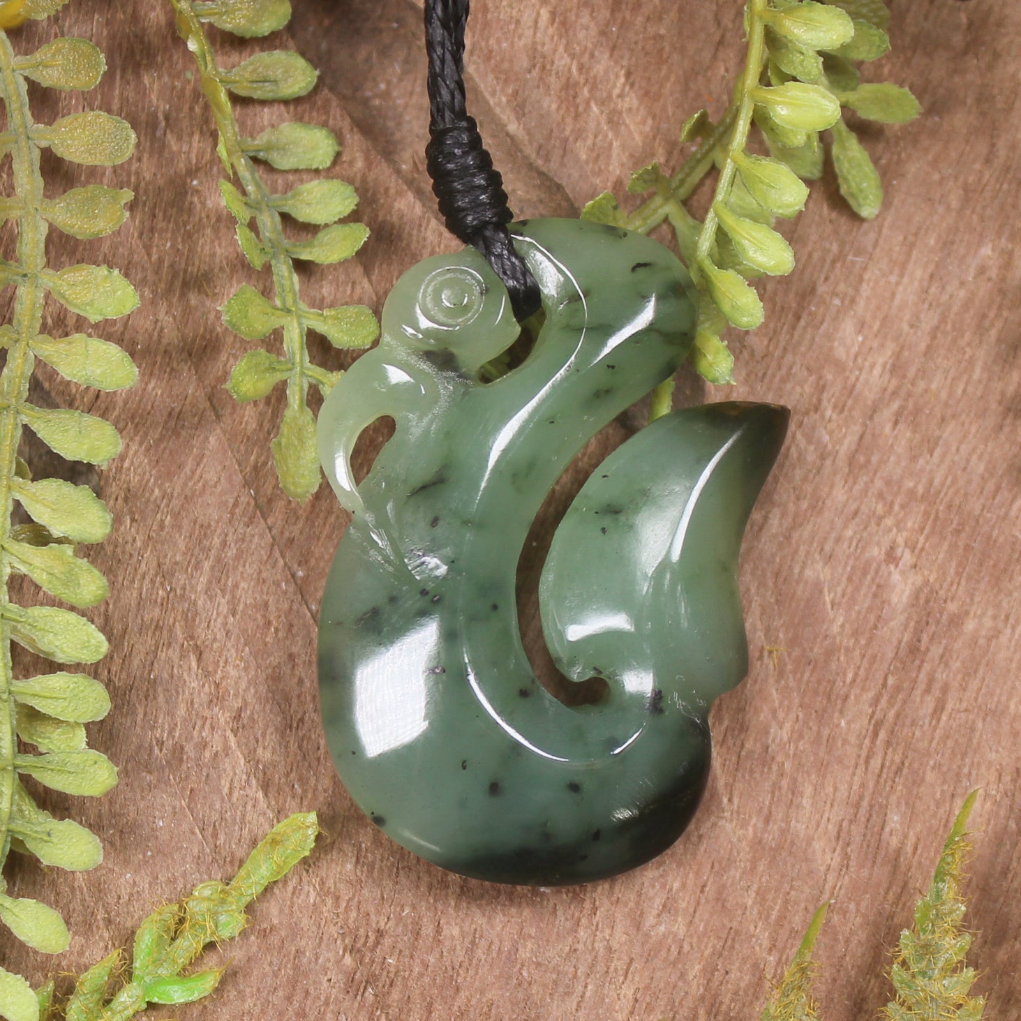 Manaia carved from Hapopo Pounamu - NZ Greenstone