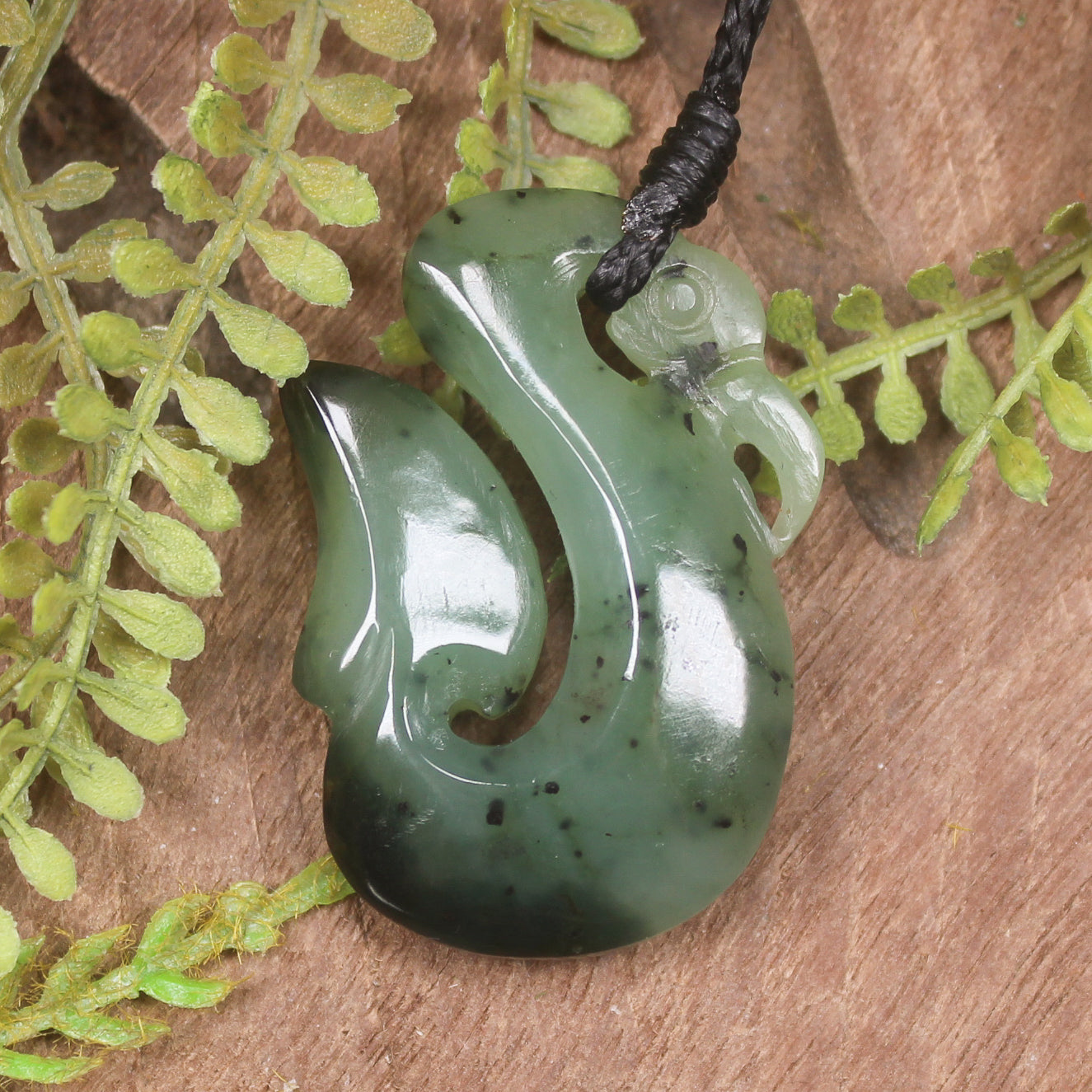 Manaia carved from Hapopo Pounamu - NZ Greenstone