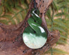 Twist carved from Rimu Pounamu - NZ Greenstone