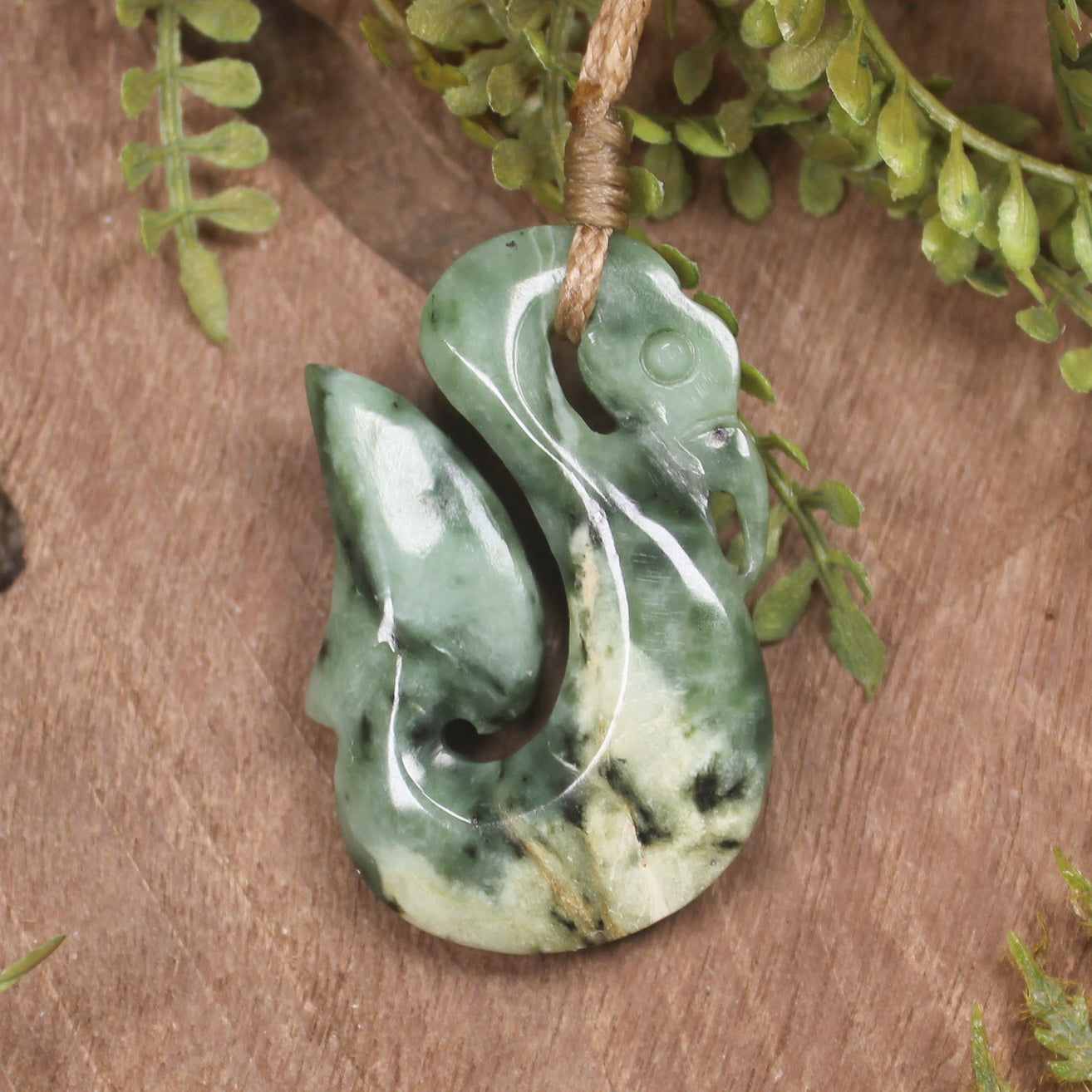 Manaia carved from Raukaraka Pounamu - NZ Greenstone