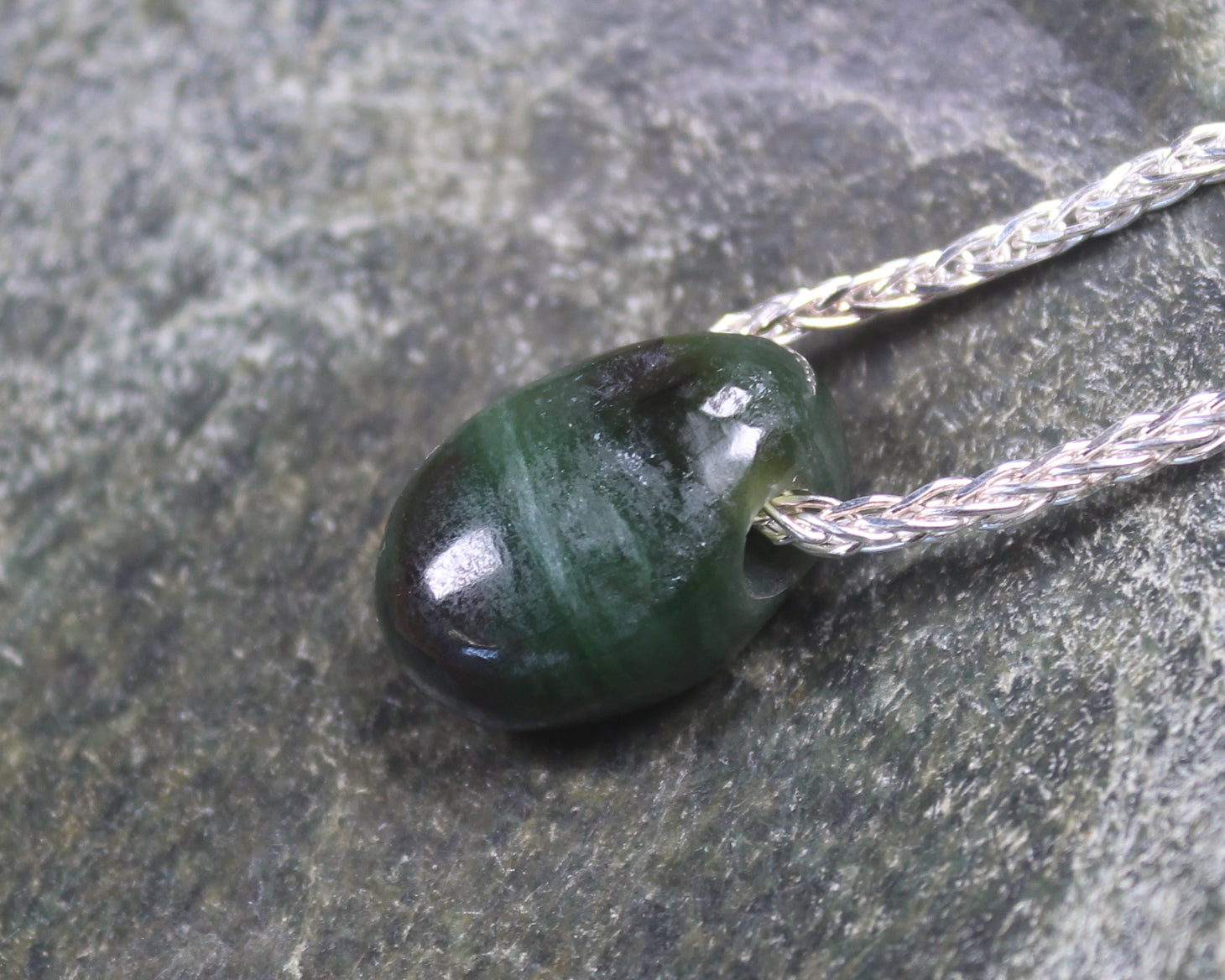 Rimu Pounamu pendant  - NZ Greenstone