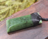 NZ Greenstone Medium Toki Pendant (BK462) Hapopo Pounamu
