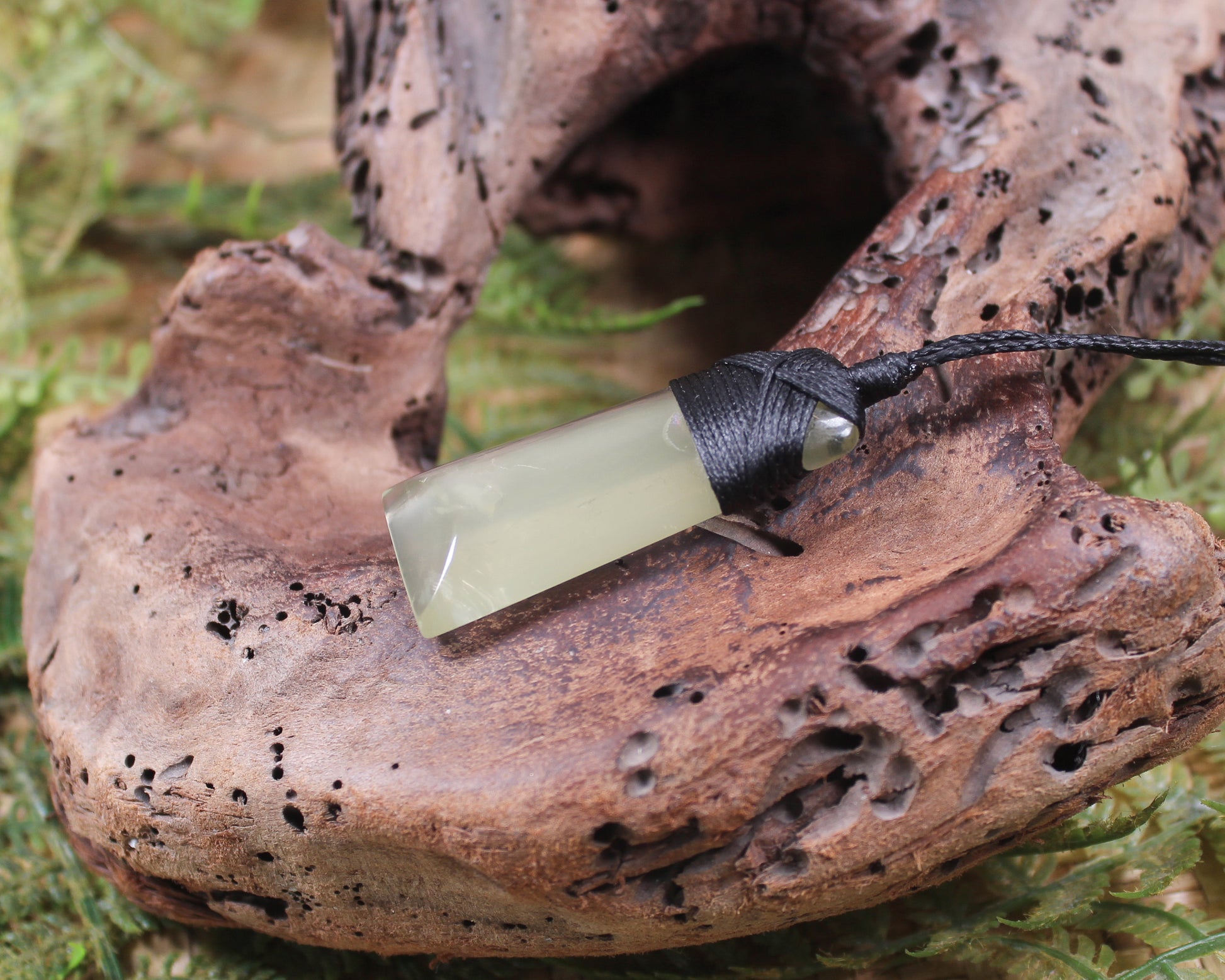 Lemon Quartz carved into a Toki or Adze