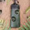 Pounamu Toki with Koru
