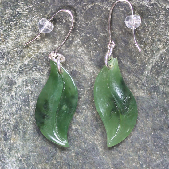 Hapopo Pounamu Earrings
