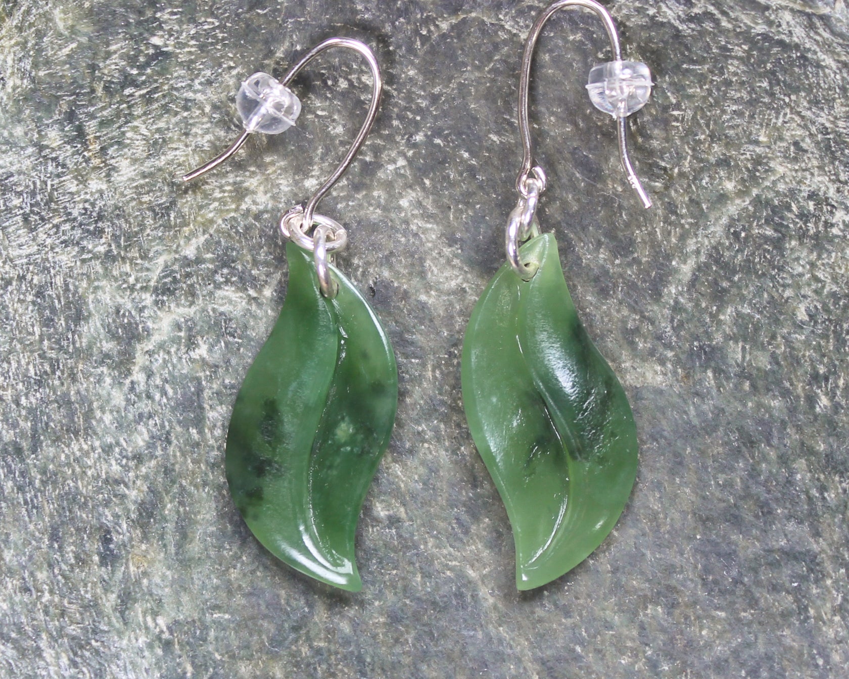 Hapopo Pounamu Earrings