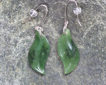 Hapopo Pounamu Earrings