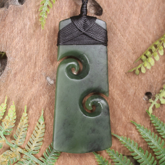 Pounamu Toki with Koru