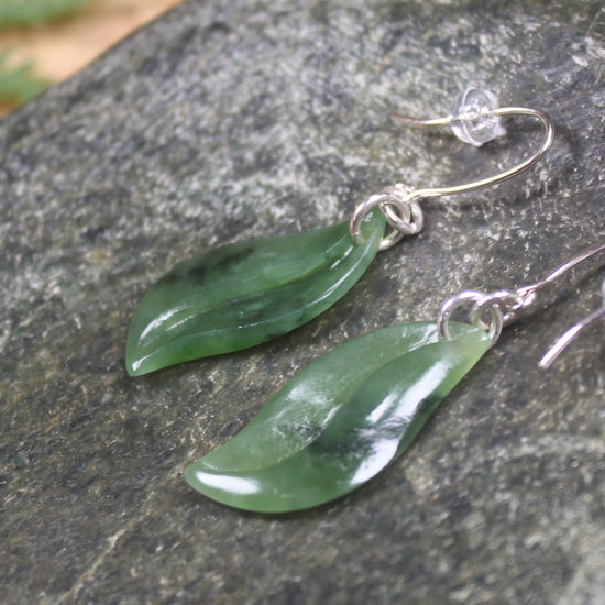 Hapopo Pounamu Earrings