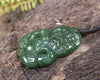 Hapopo Pounamu Hei Tiki - NZ Greenstone