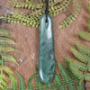 Roimata or Teardop carved from Inanga Pounamu - NZ Greenstone