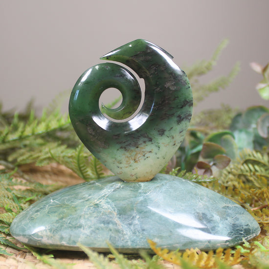Matau Sculpture carved from Pounamu