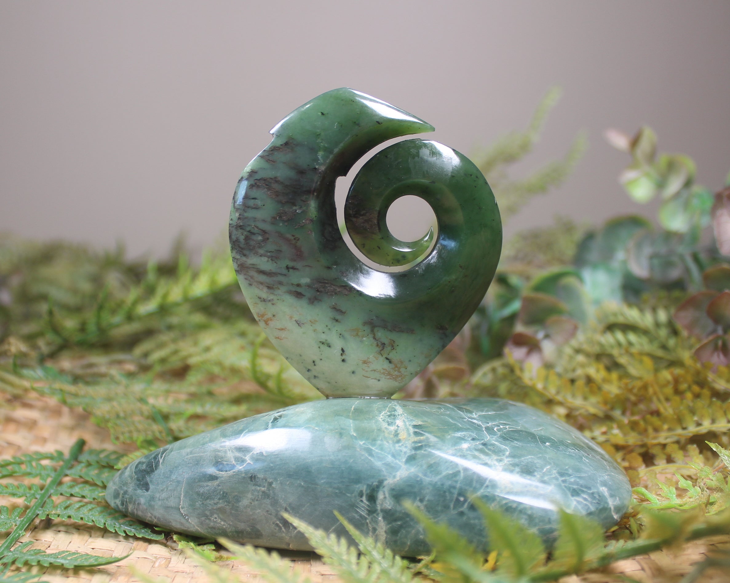 Matau Sculpture carved from Pounamu