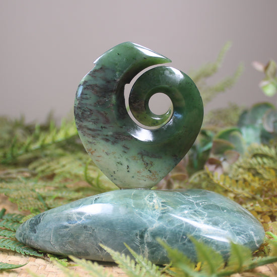 Matau Sculpture carved from Pounamu
