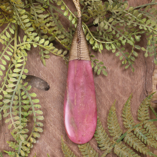 Rhodonite Roimata pendant