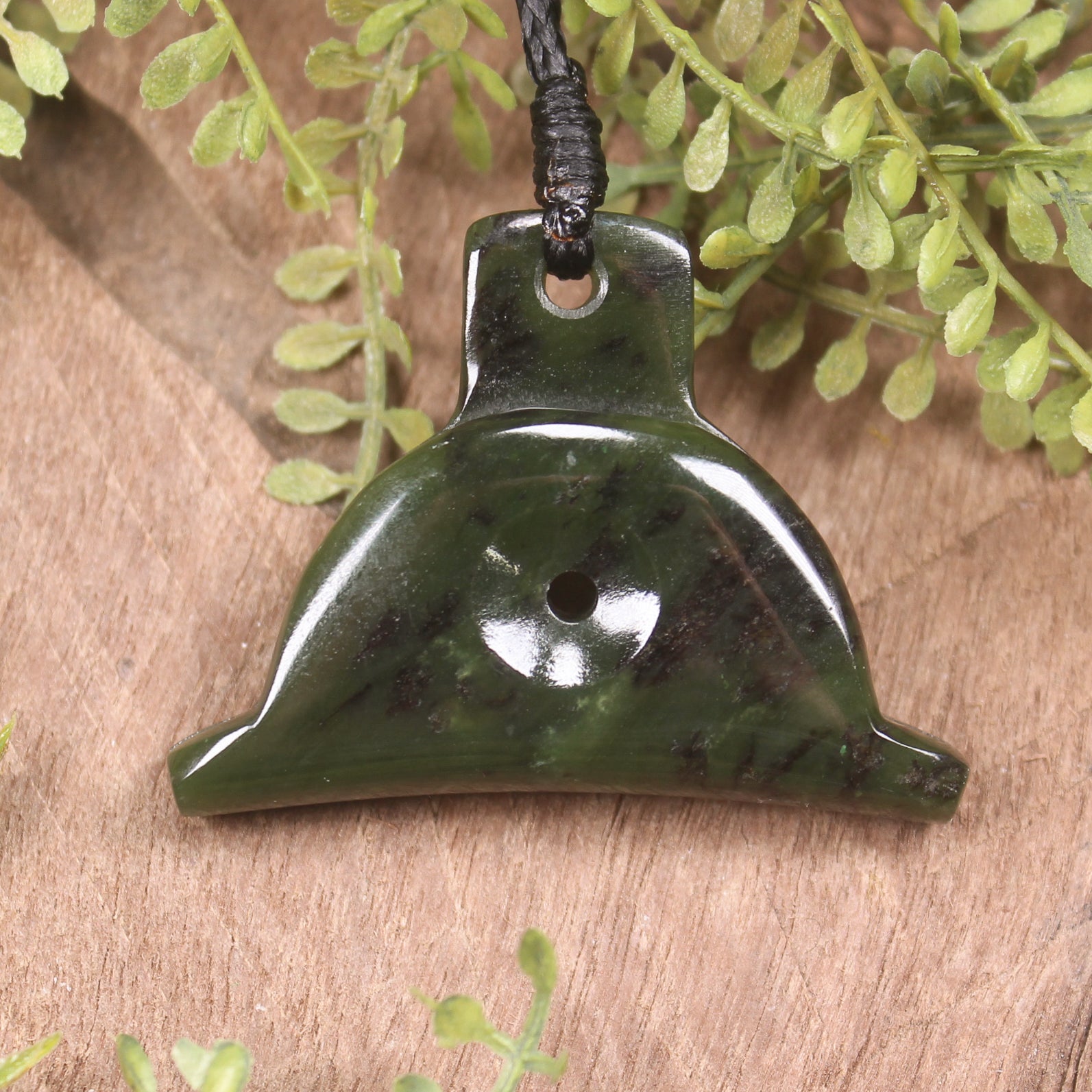 Rimu Pounamu Dog Whistle Pendant - NZ Greenstone