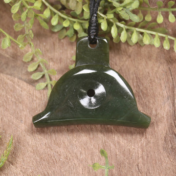 Rimu Pounamu Dog Whistle Pendant - NZ Greenstone