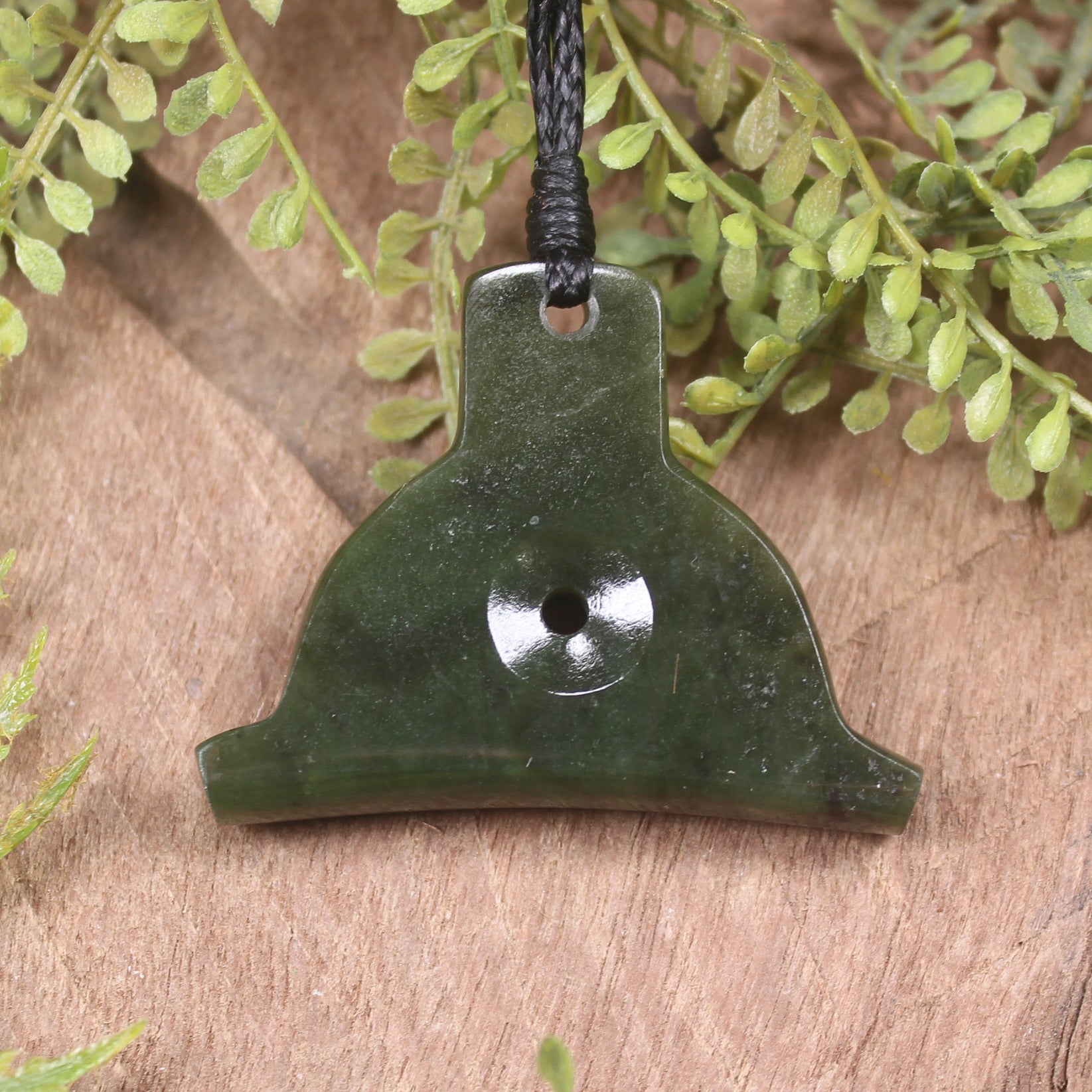 Rimu Pounamu Dog Whistle Pendant - NZ Greenstone